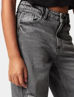 Regular-rise Wide-leg Jeans