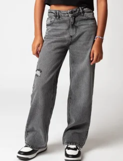 Regular-rise Wide-leg Jeans
