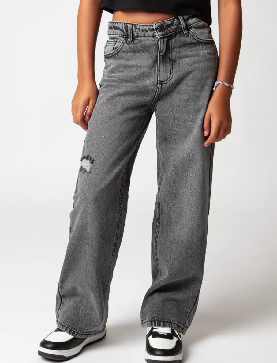 Regular-rise Wide-leg Jeans