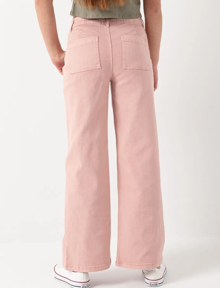 Regular-rise Wide-leg Pants - Teen Girls