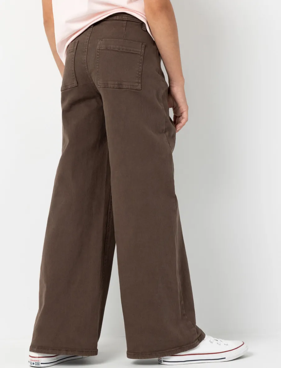 Regular-rise Wide-leg Pants - Teen Girls