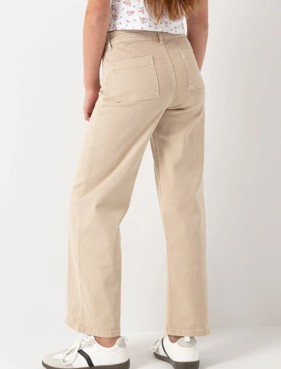 Regular-rise Wide-leg Pants - Teen Girls
