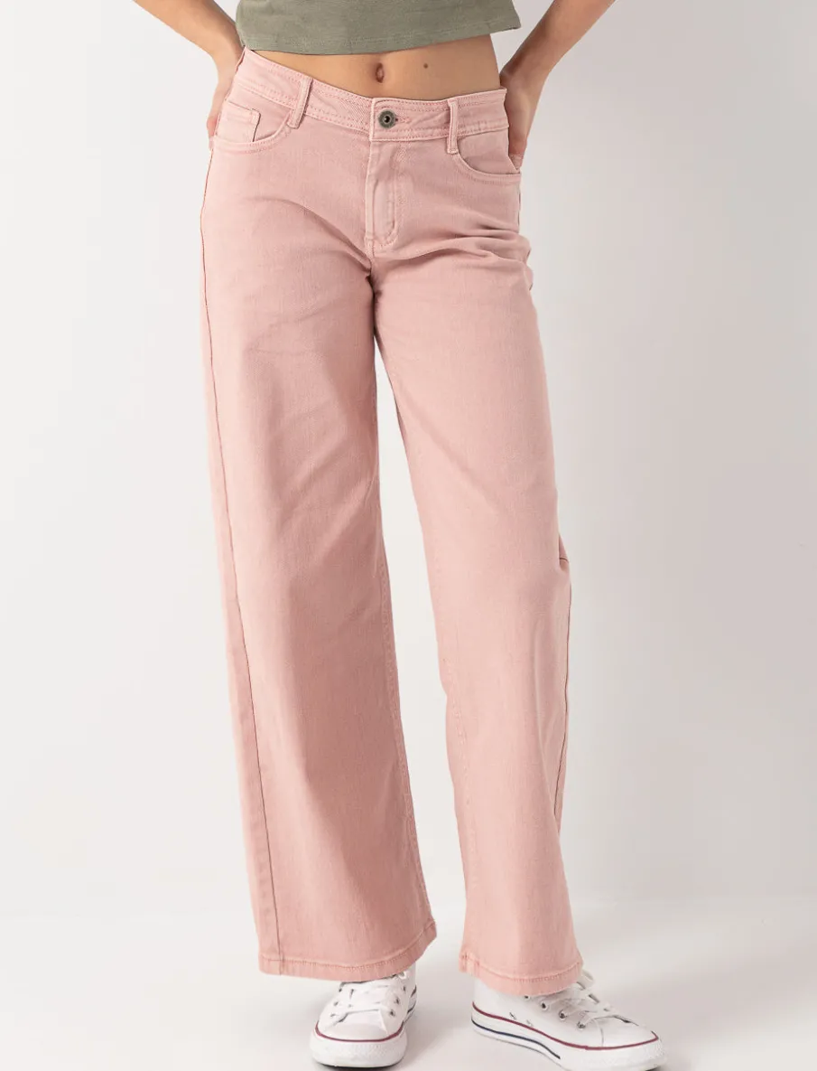 Regular-rise Wide-leg Pants - Teen Girls