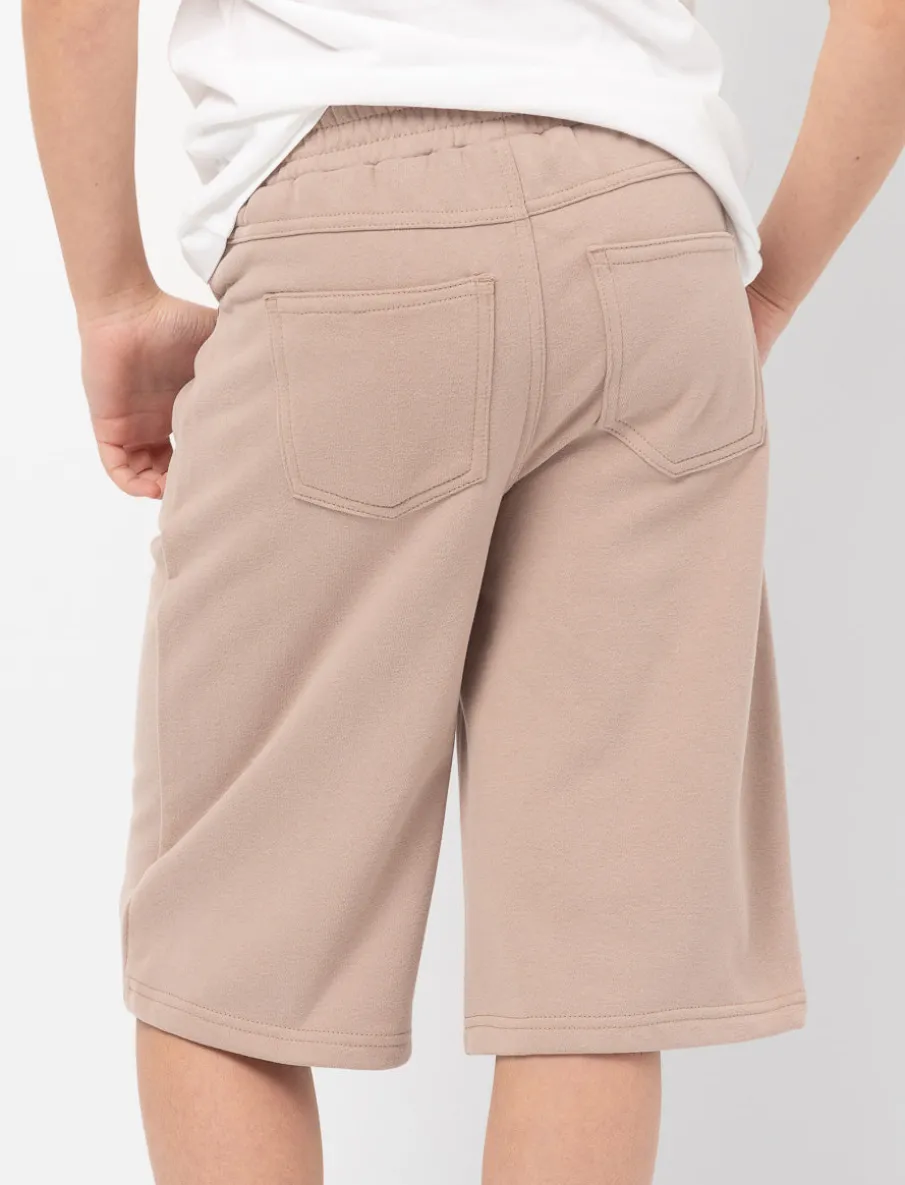 Relaxed Elastic-Waist Capri - Teen Girls