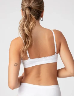 Ribbed Bralette with Lace
