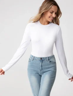 Ribbed Crew-neck T-shirt