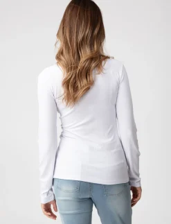 Ribbed Crew-neck T-shirt