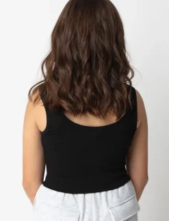 Ribbed Cropped Tank Top