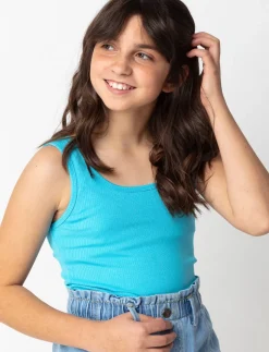 Ribbed Cropped Tank Top
