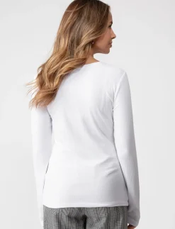 Ribbed Long-sleeve T-shirt