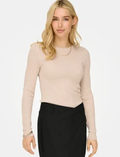 Ribbed Long-sleeve T-shirt