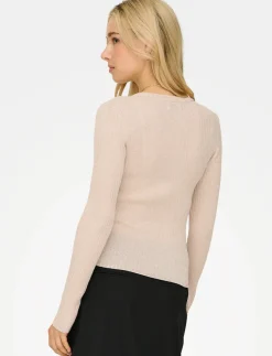 Ribbed Long-sleeve T-shirt
