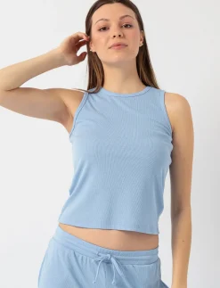 Ribbed PJ Tank Top