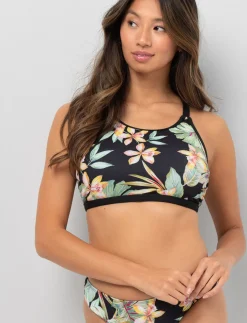 Ribbed Racerback Bikini Top