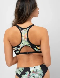 Ribbed Racerback Bikini Top