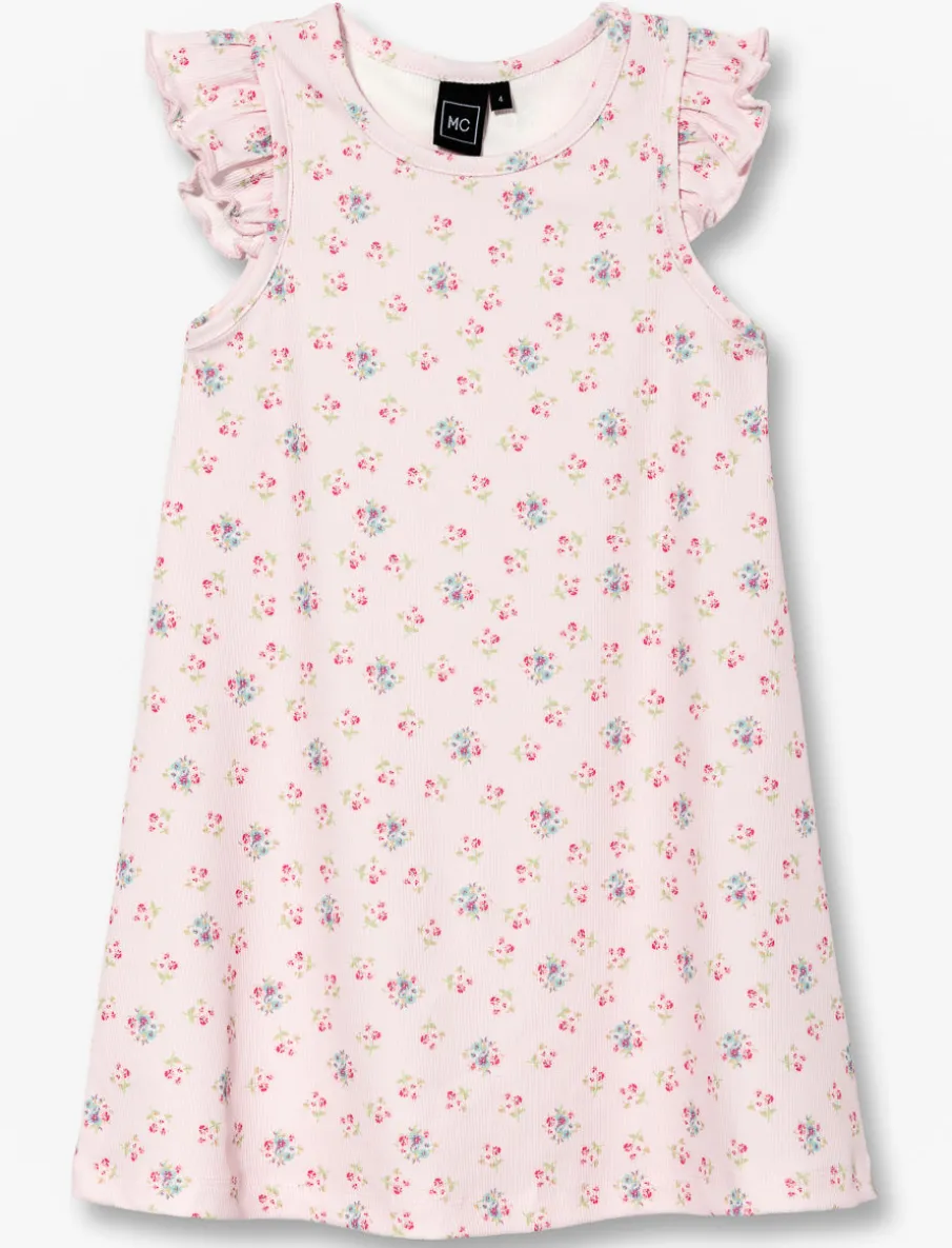 Ribbed Scoop Neck Dress - Little Girls