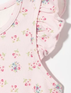 Ribbed Scoop Neck Dress - Little Girls