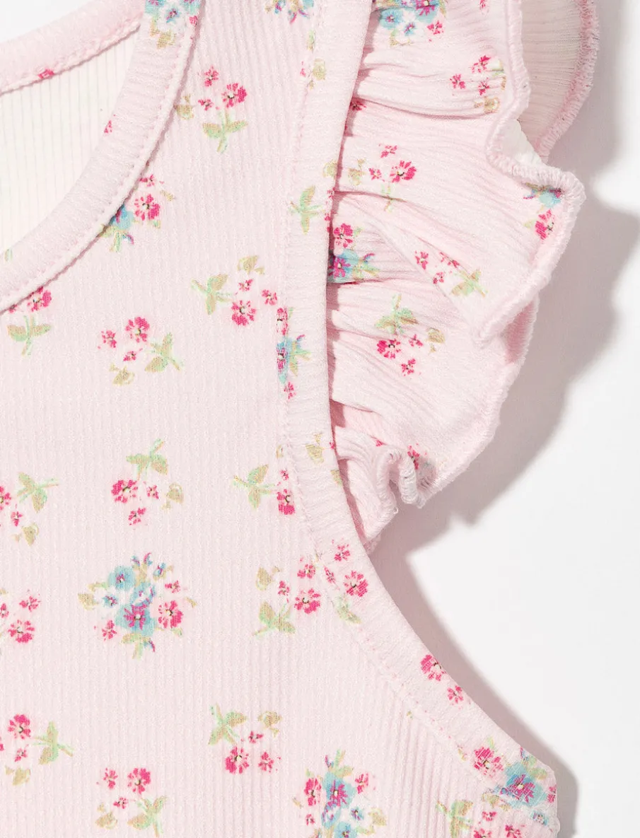 Ribbed Scoop Neck Dress - Little Girls