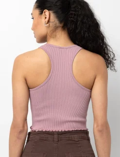 Ribbed Seamless Racerback Tank Top