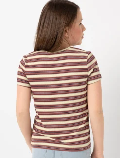Ribbed Striped T-shirt