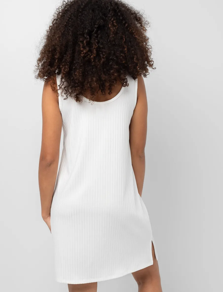 Ribbed Swim Cover-up Tunic