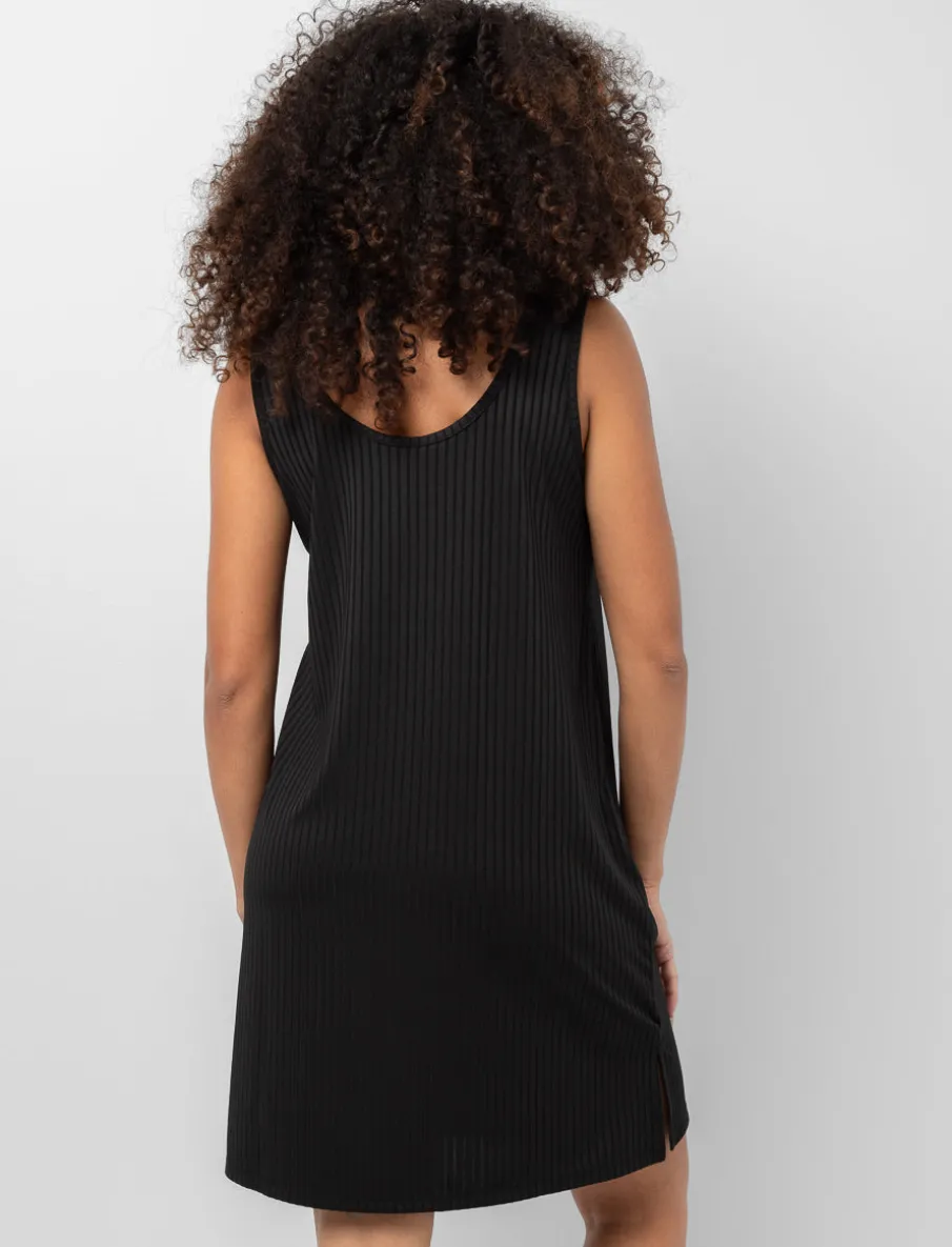 Ribbed Swim Cover-up Tunic