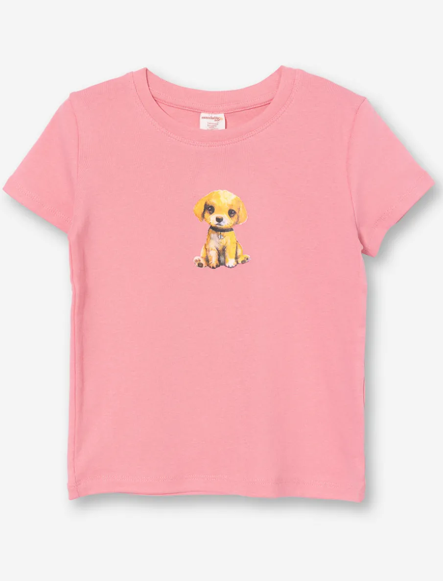 Ribbed T-shirt with Print