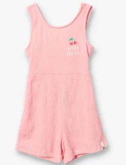 Romper with decorative bow on the back
