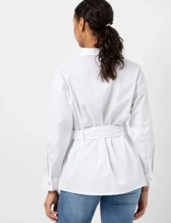 Ruched Belted Shirt