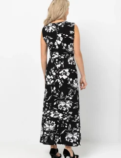 Ruched Waist Floral Dress