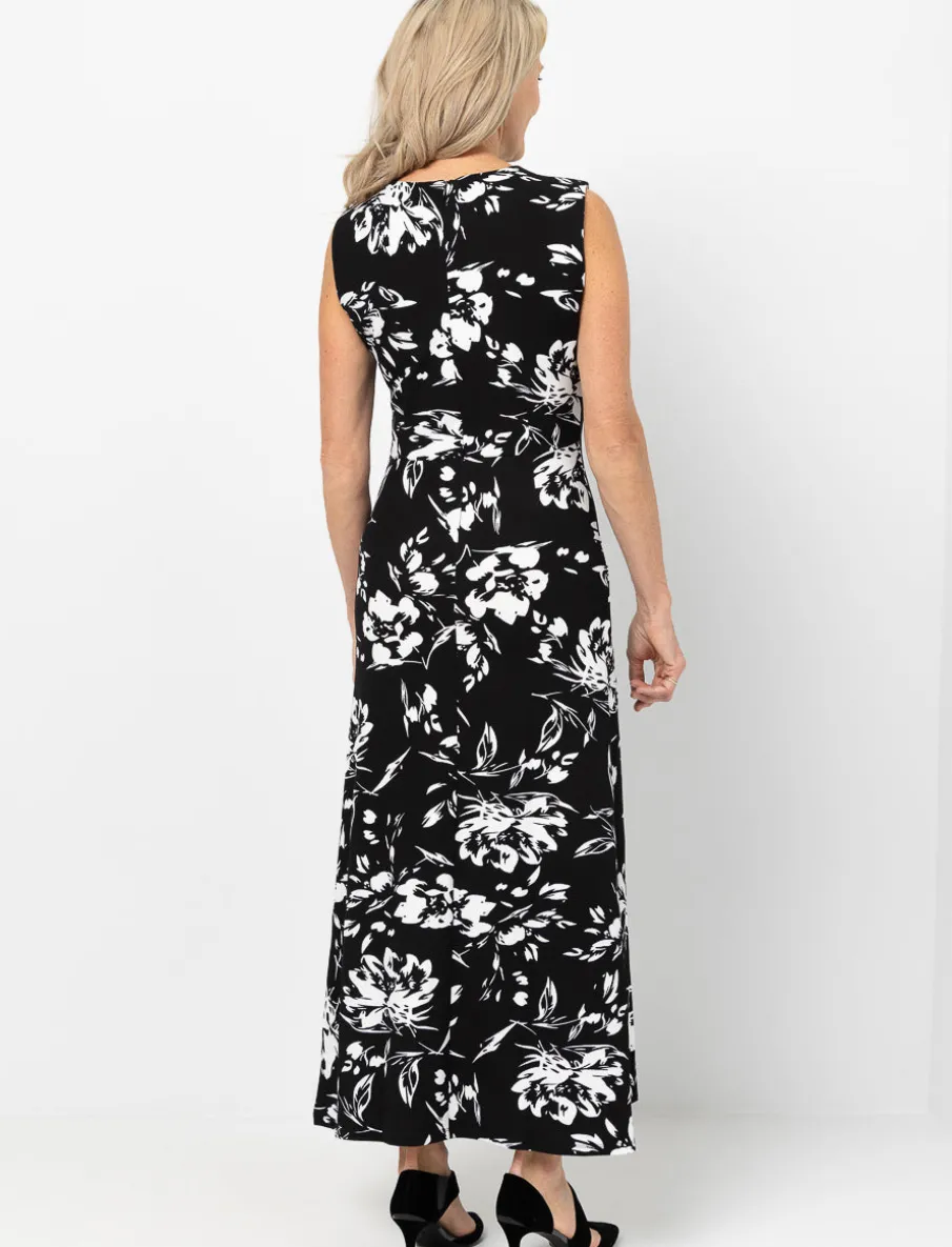 Ruched Waist Floral Dress