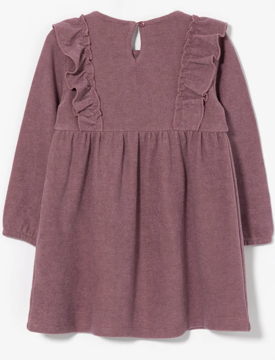 Ruffle Dress with Fitted Waist - Baby Girl