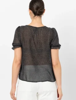 Ruffled Chiffon Blouse