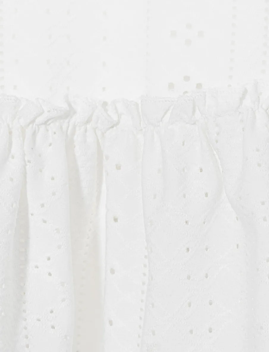 Ruffled Eyelet Dress - Little Girl