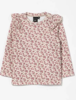 Ruffled Floral Sweater - Baby Girl