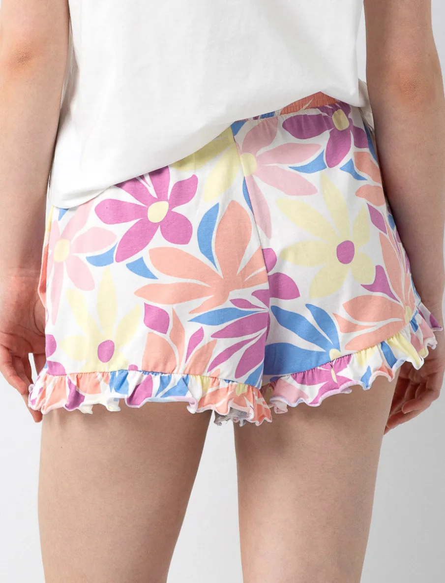 Ruffled PJ Shorts