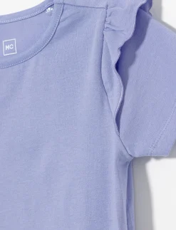 Ruffled Printed T-shirt - Little Girl