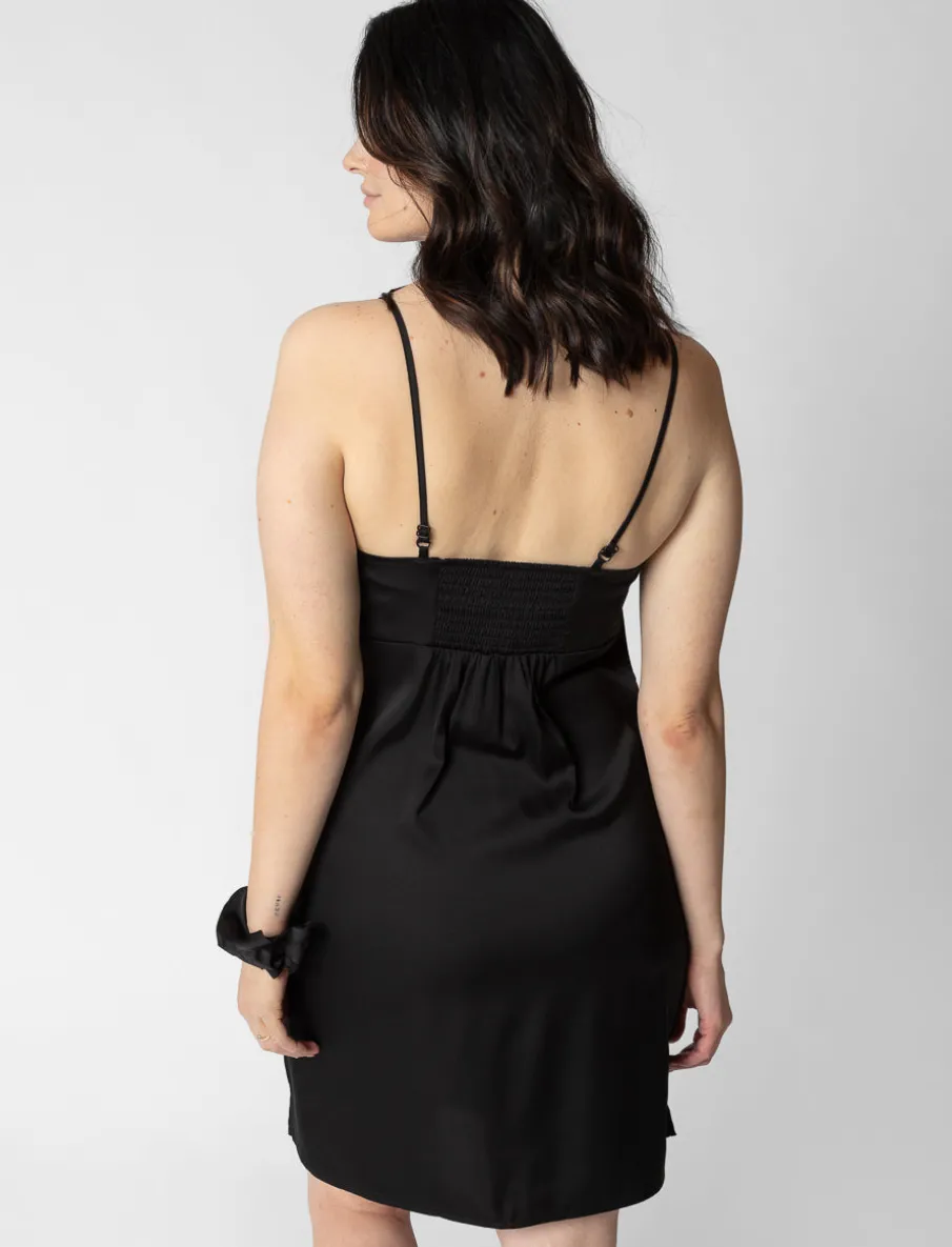Satin Nightie with Scrunchie