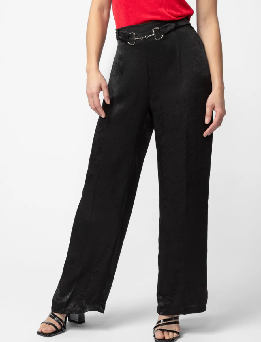 Satiny Pull-on Pants