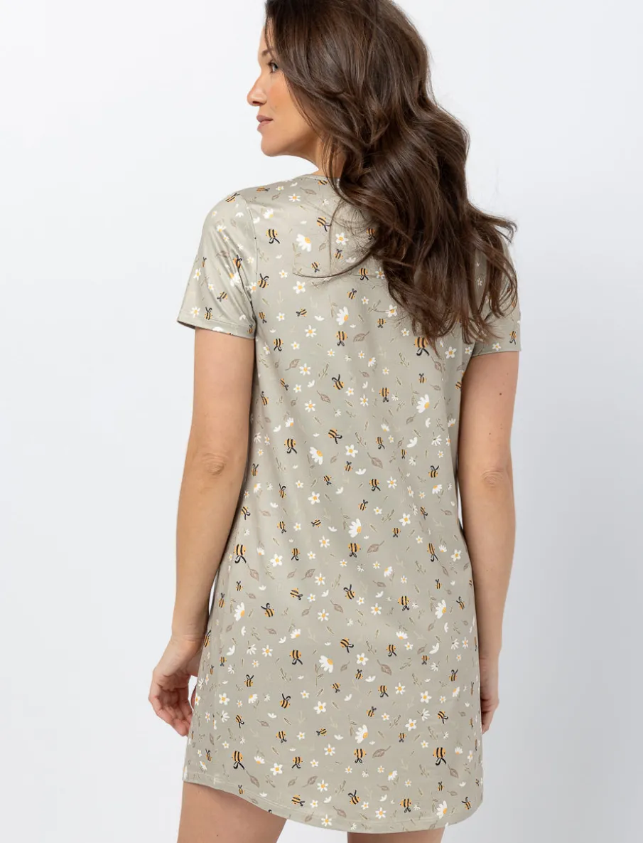 Scoop Neck Nightgown