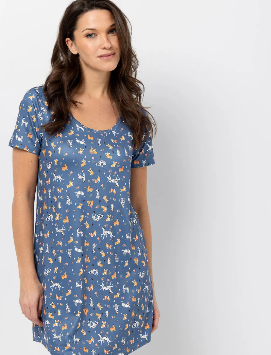 Scoop Neck Nightgown