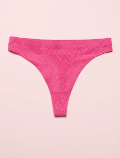 Seamless Lace Thong