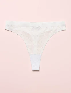 Seamless Lace Thong
