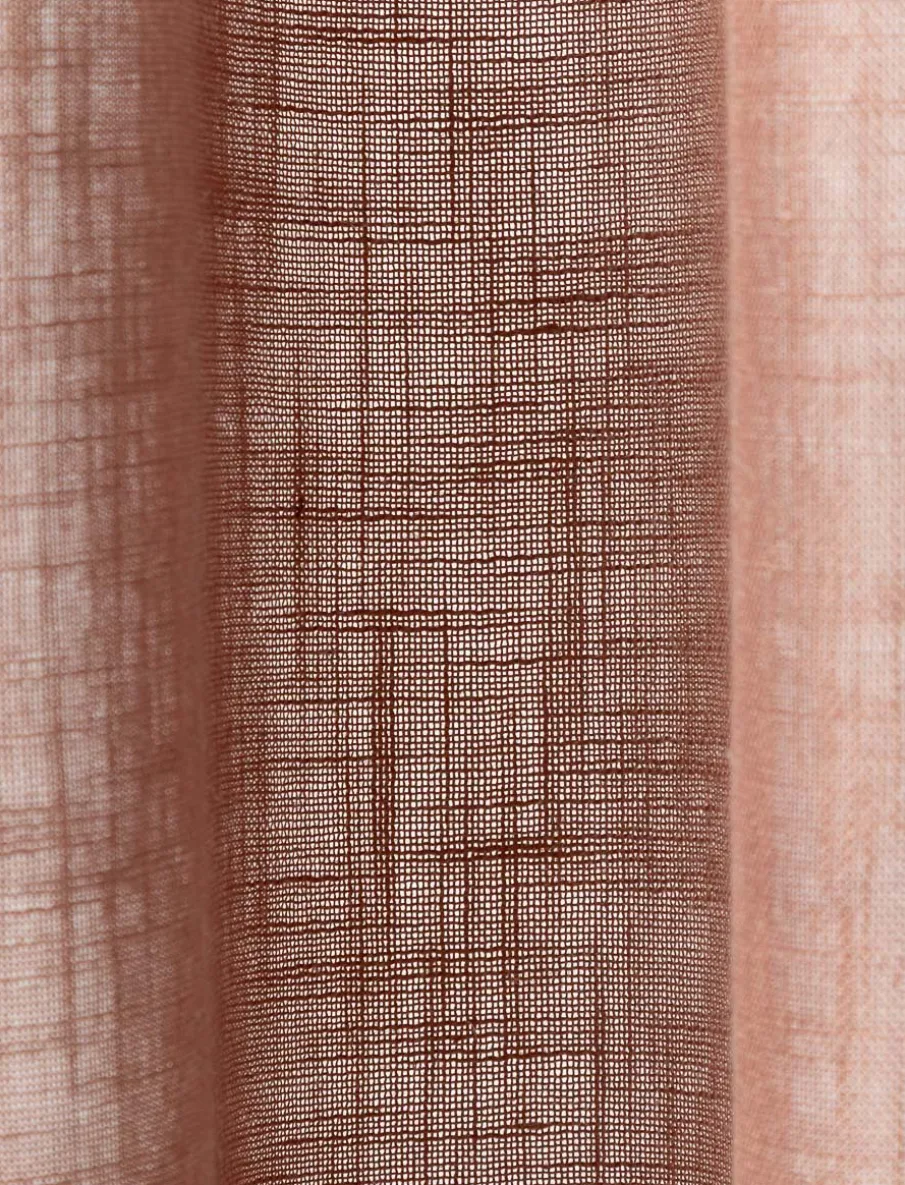 Semi-sheer Linen-look Curtains