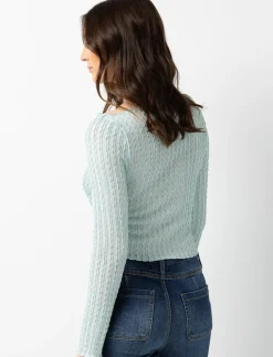 Sheer Knit T-shirt