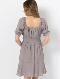 Short Cinched Waist Dress