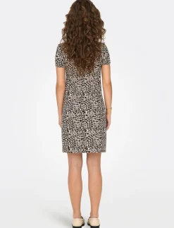 Short Dress with Criss-cross Detail