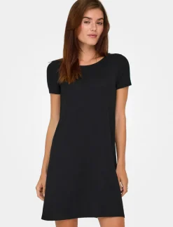 Short Dress with Criss-cross Detail