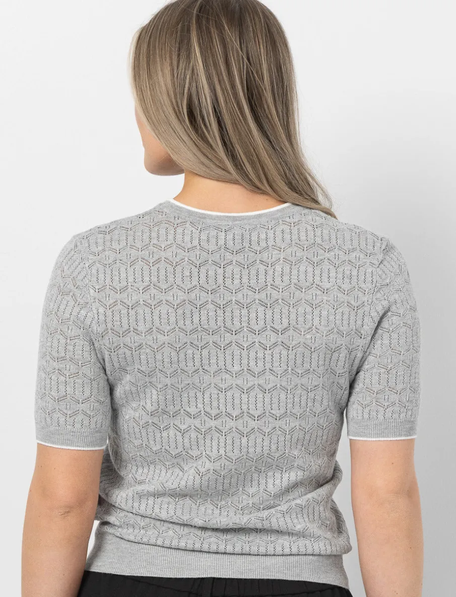 Short Sleeve Knit Top