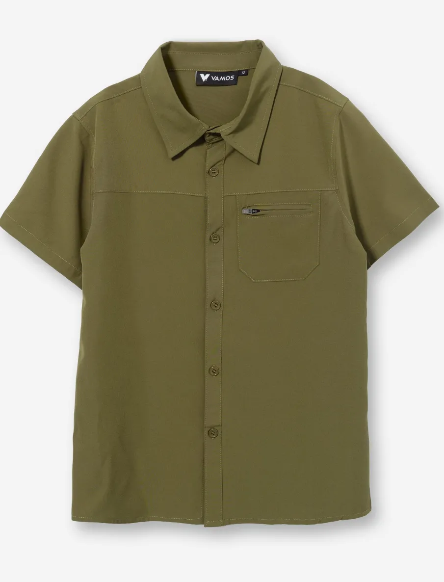 Short Sleeve Solid Shirt